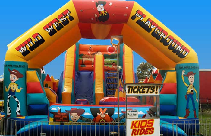 wild west inflatable activity center